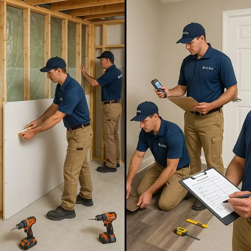 Repairs and Reconstruction process in Unicoi County, TN