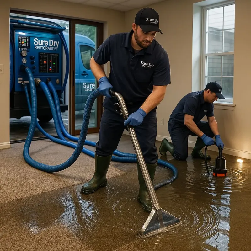 Water Extraction and Removal process in Unicoi County, TN